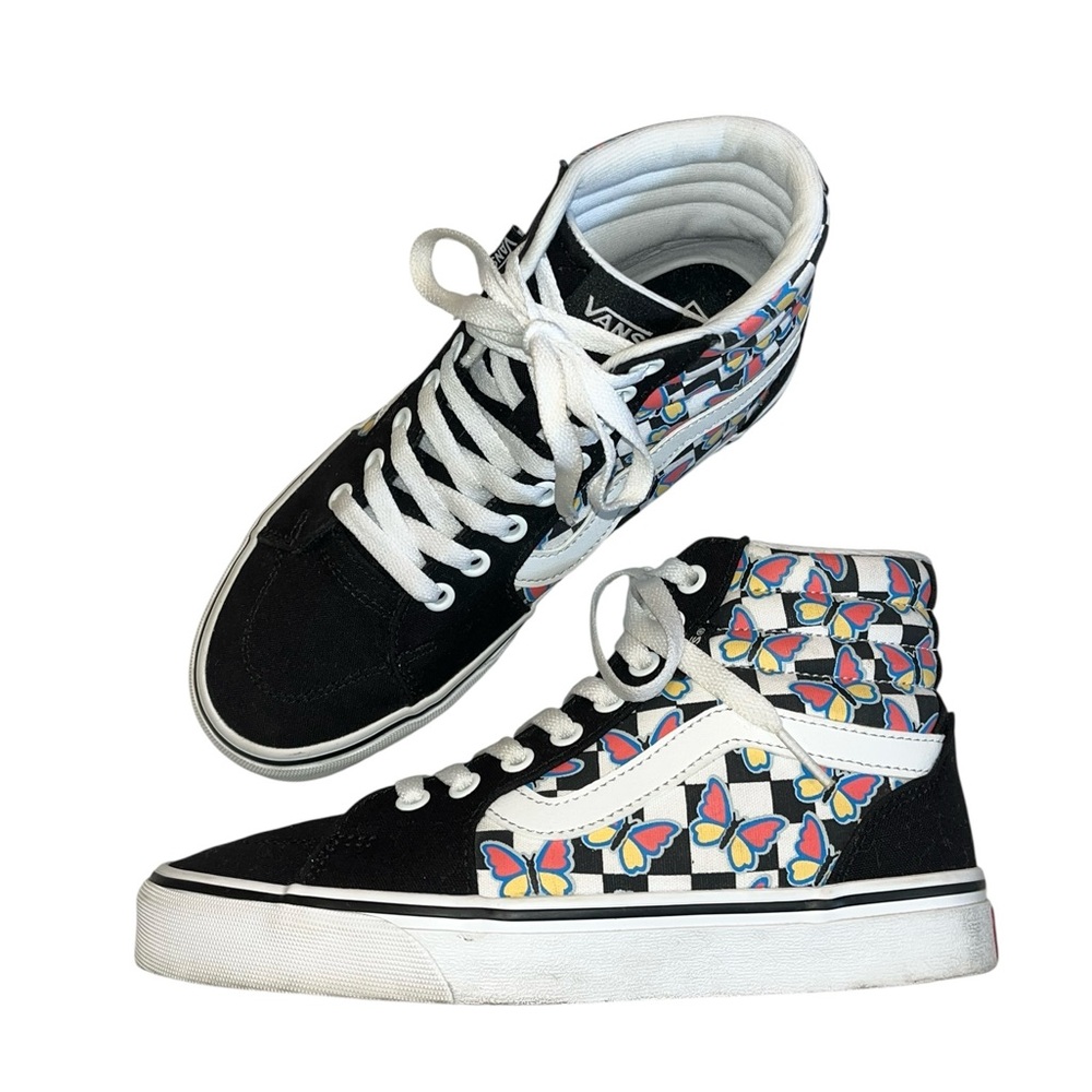 Vans Filmore High Top Butterfly Check Sneakers - Women's 6.5